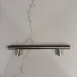 Stainless Steel Bar Cabinet Pull Handle - Brushed Silver